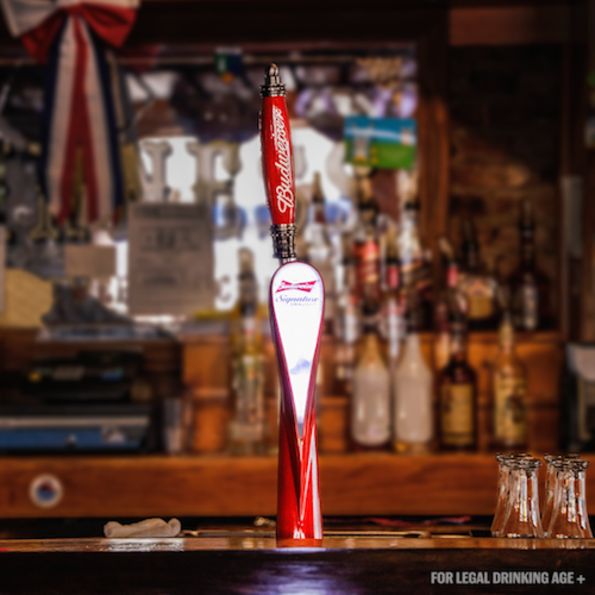 Budweiser in Bars example photo