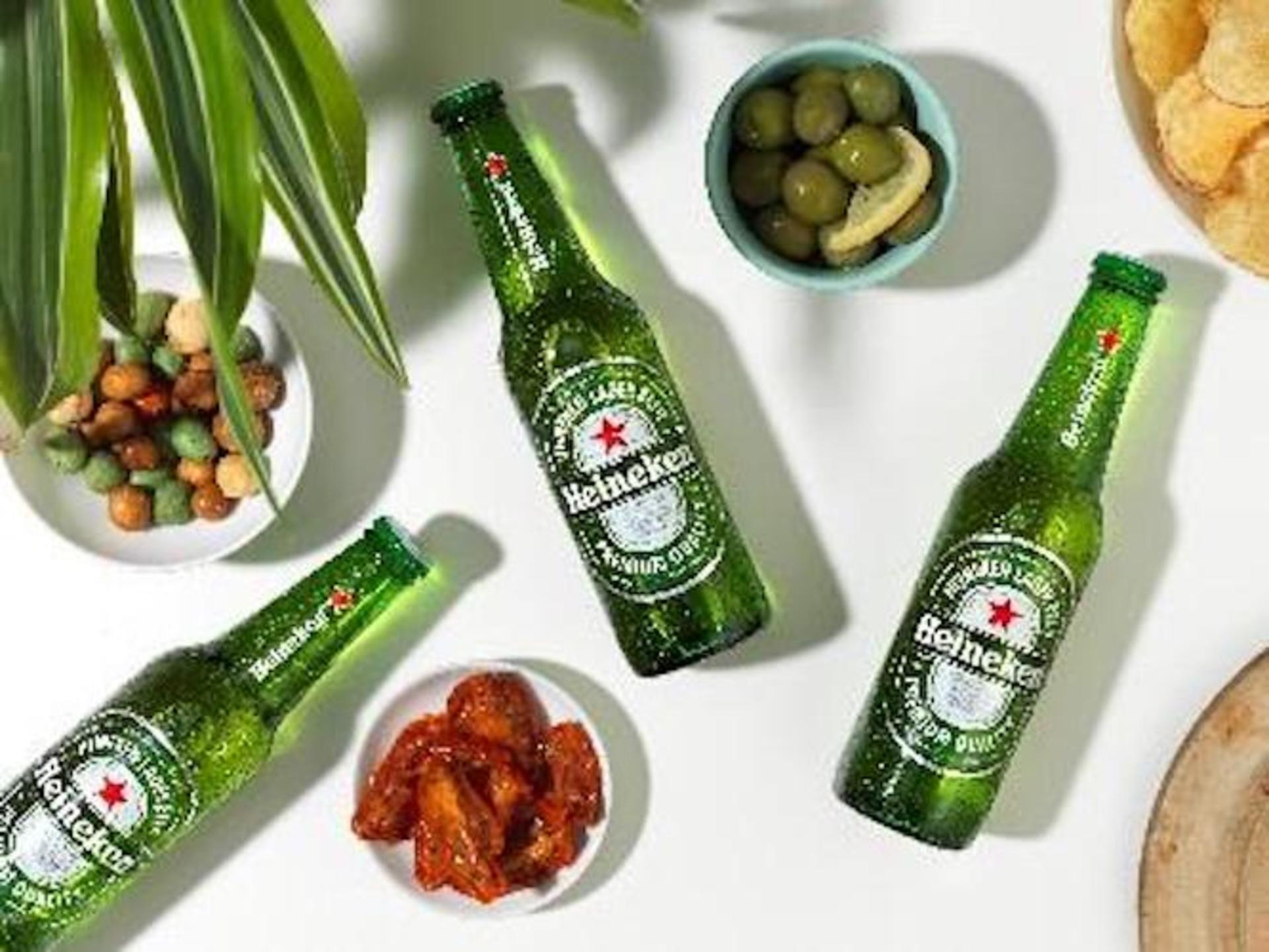 Enjoying your favourite Heineken!  example photo