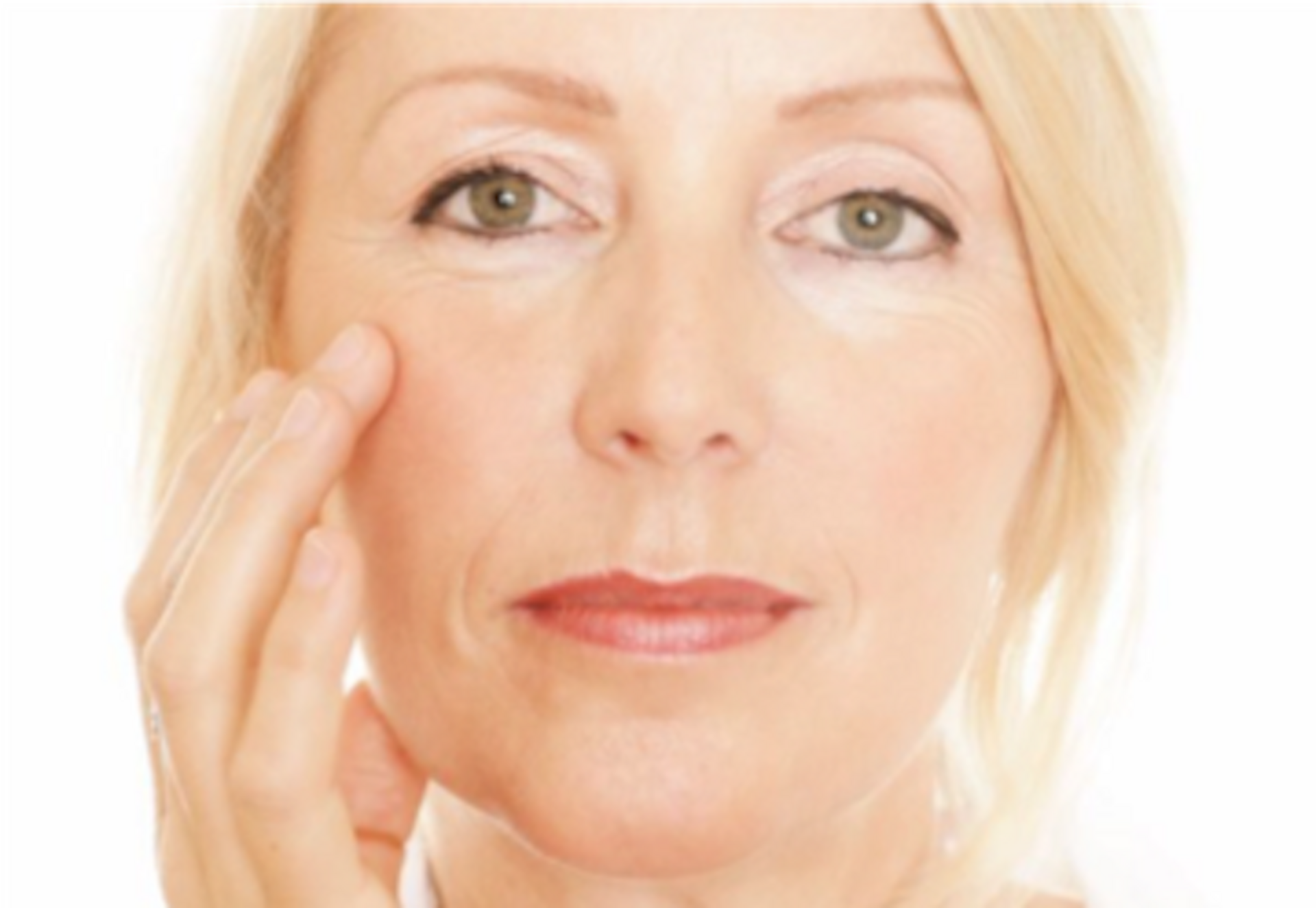 Applying your facial product example photo