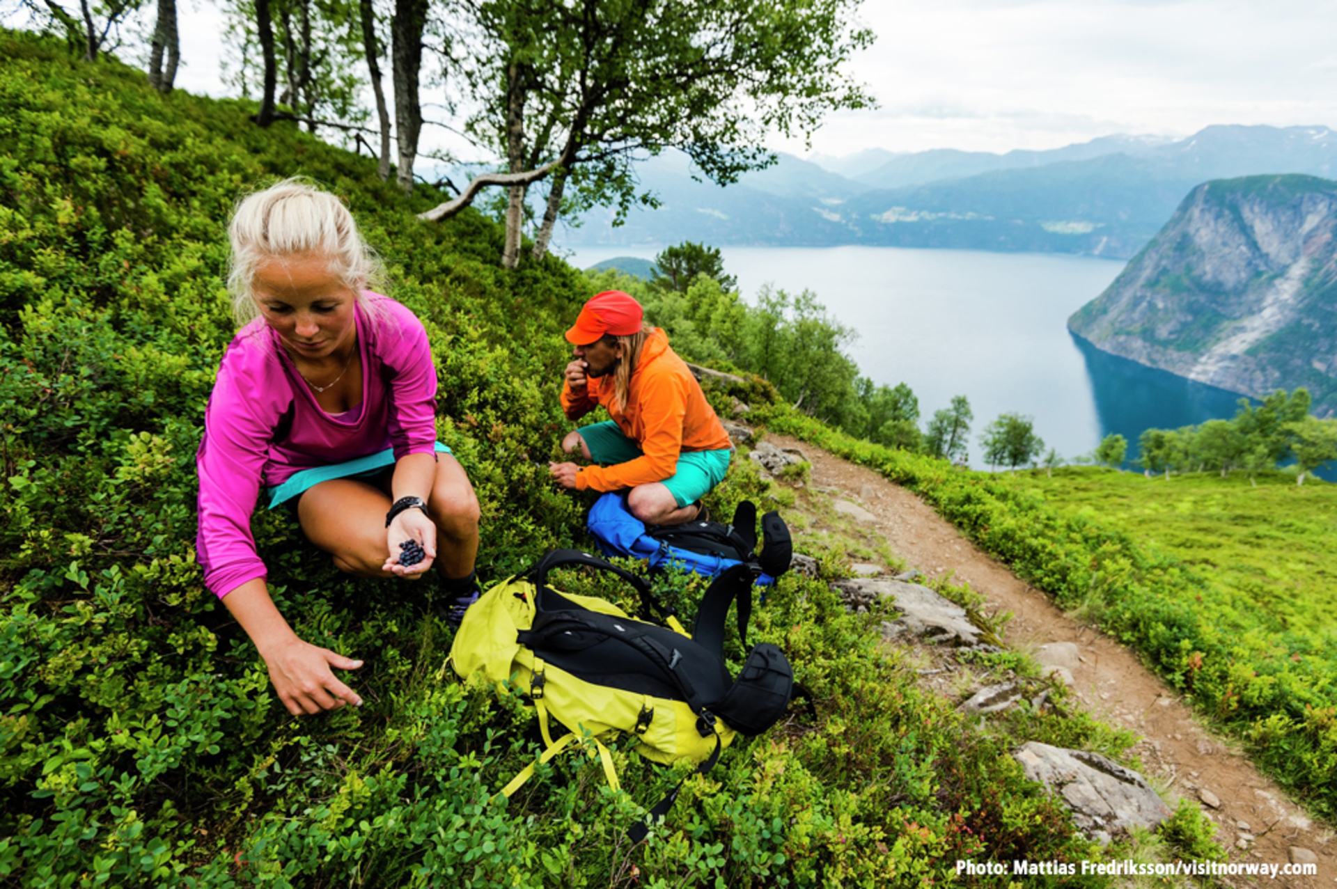 Summer activities in Norway example photo