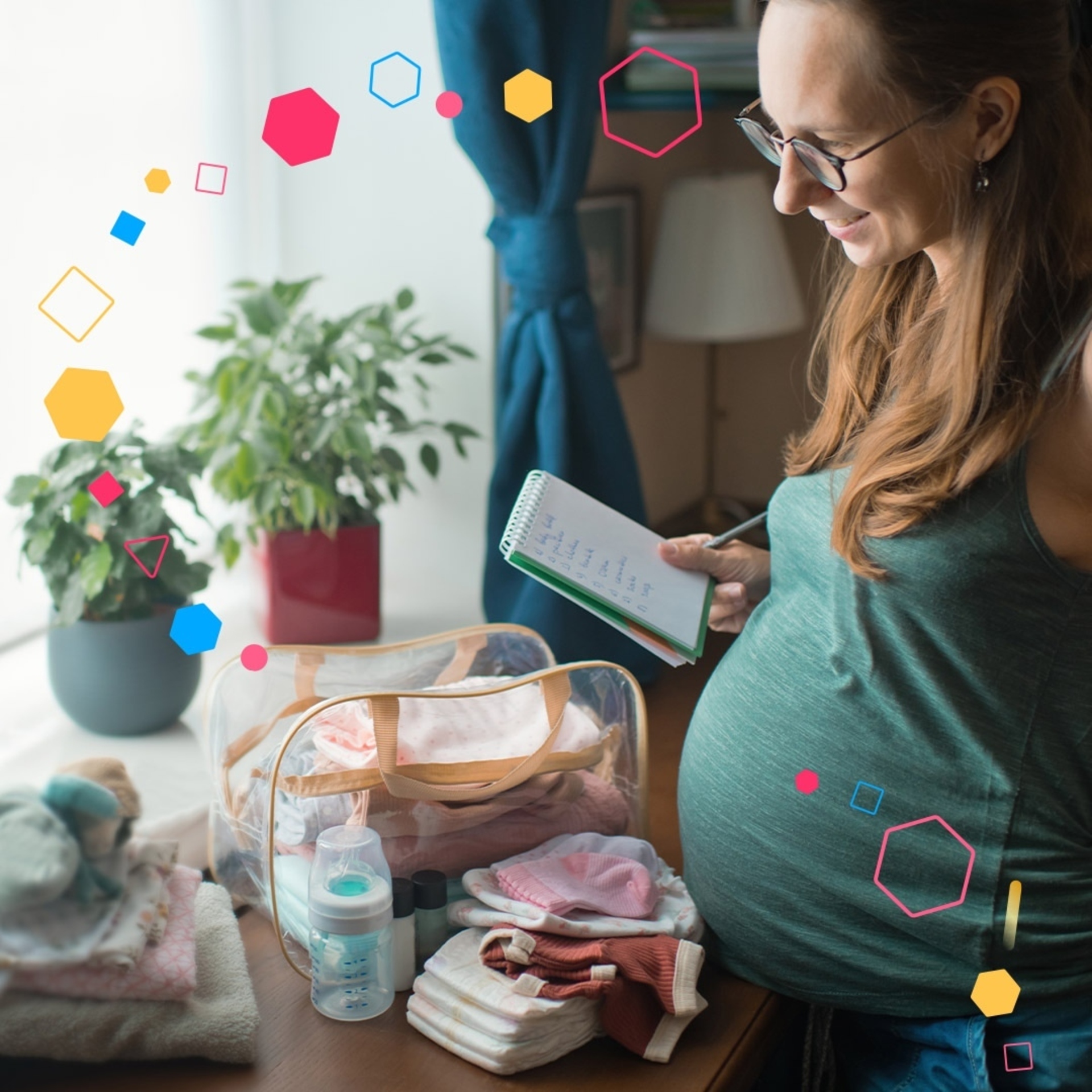 Preparing for baby's arrival  example photo