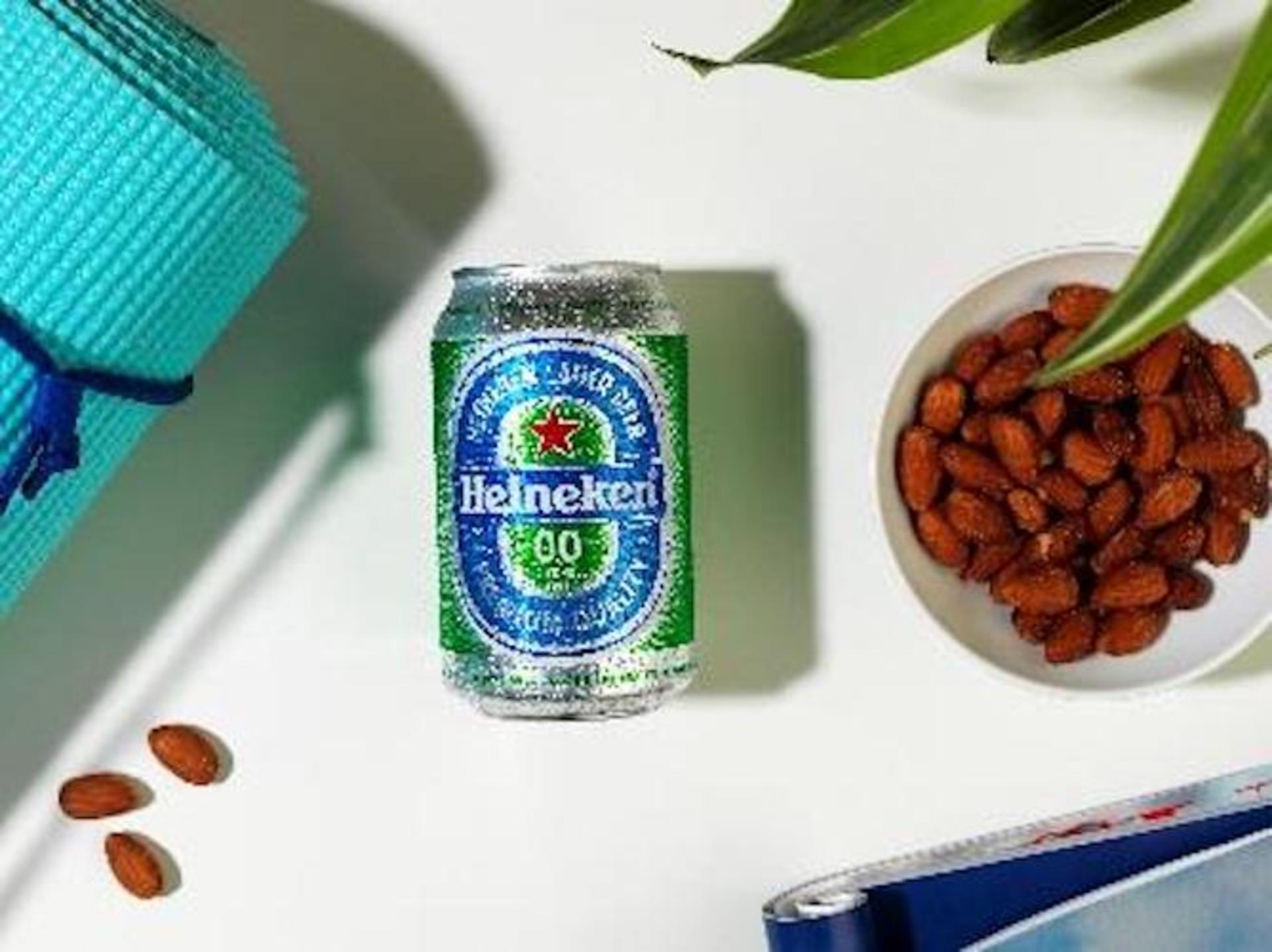 Enjoying your favourite Heineken!  example photo